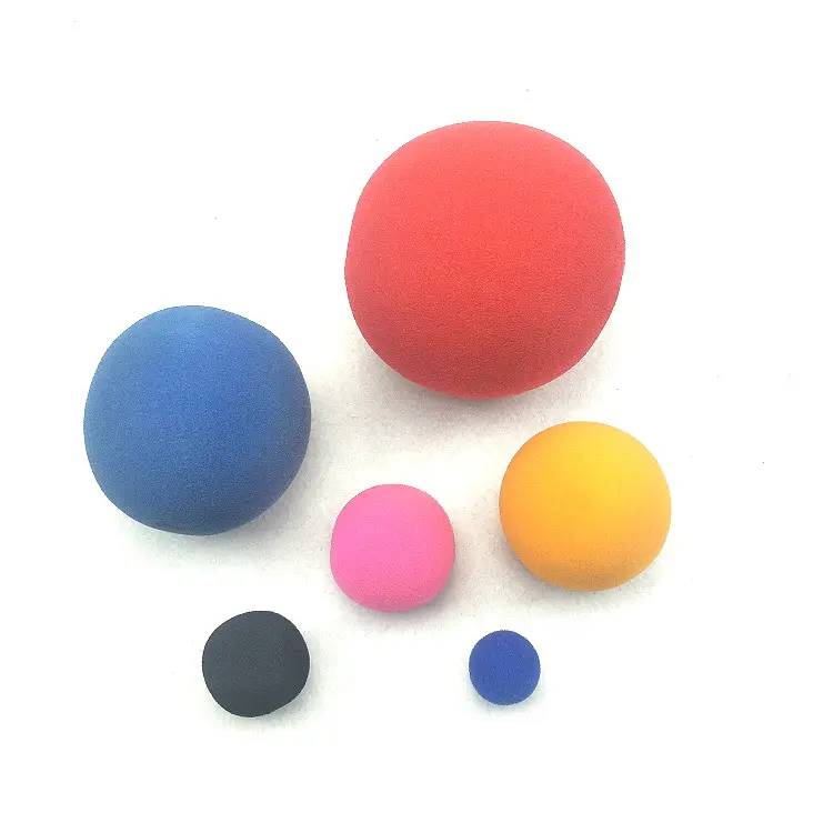 Yellow White Black Red Pink Grey Purple Orange mix magic sponge foam balls