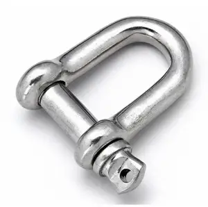 Precision casting AISI 316 stainless steel us type paracord d shackle