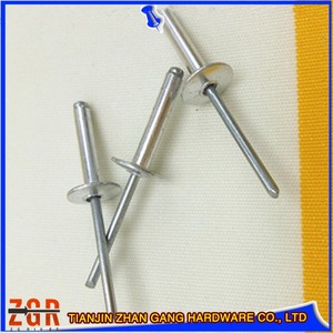 ZGR Hardware 5050 Open End Countersunk Head 4.0*14mm Aluminum Blind <strong>Rivet</strong> With High Quality Best Price Made In China - Product Image 2