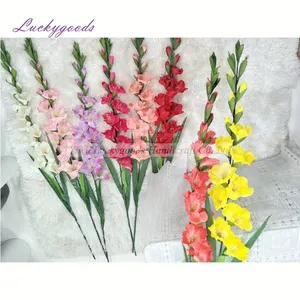 LF657 Luckygoods สูงแจกัน gladiolus ดอกไม้งานแต่งงานยาว stem ขายส่ง