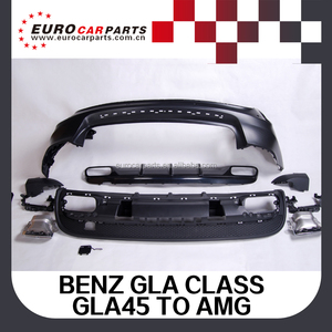 Kit Carrozzeria GLA45 per Mercedes-Benz <span class=keywords><strong>GLA</strong></span> Classe <span class=keywords><strong>X156</strong></span>, da GLA200 GLA220 GLA260 a GLA45, Paraurti Anteriore e Posteriore - Product Image 6