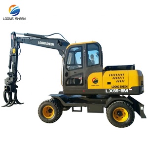 Spedizione gratuita!!! Vendita calda cinese nuovo economico escavatore 6 Ton 7 Ton 8 Ton mini ruote escavatore idraulico ruote 6 ton 6 Ton - Product Image 6