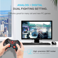 Control Inalámbrico Bluetooth para Juegos Data Frog, Compatible con Teléfonos Inteligentes Android y PC/Laptop, Joystick para Juegos de PS3 y PC