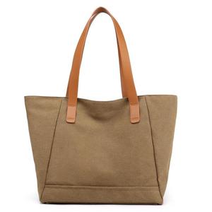 Bolso grande de compras de lona de algodón para mujer - Product Image 1