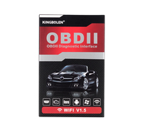 KINGBOLEN ELM327 V1.5 Wifi con PIC18F25K80 Compatible con IOS/Android Torque ELM 327 WiFi OBD II Herramienta de Diagnóstico para Automóviles Obd2