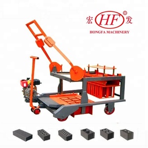 Máquina de fabricación de bloques de arena para construcción de huevos, motor diésel de China, movible, portátil, hormigón, cemento sólido, hueco - Product Image 3