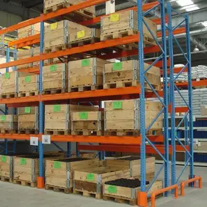 Dubbele Diepe Industriële Pallet Rack Heavy Duty Conventionele Selectieve Opslag Pallet Rack Magazijn Opslag Plank