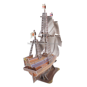 <span class=keywords><strong>Puzzle</strong></span> <span class=keywords><strong>3d</strong></span> de bateau pirate, jeux éducatifs pour enfants, modèles de bateau, vente populaire, - Product Image 5