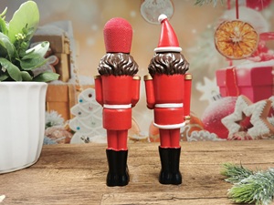 Juguete de resina roja para <span class=keywords><strong>Cascanueces</strong></span>, soldado rey para Navidad, adornos de mesa, nuevo estilo, <span class=keywords><strong>2021</strong></span> - Product Image 5