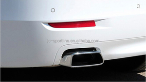 Jc Sportline <span class=keywords><strong>2</strong></span> unids/set inoxidable de escape silenciador consejos para BMW 5 series 2011-2015 - Product Image 4