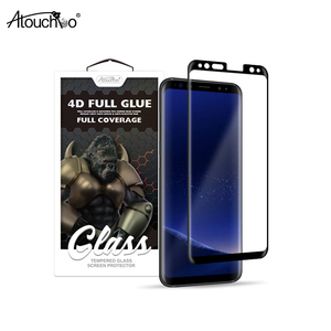 Pour <span class=keywords><strong>Samsung</strong></span> Galaxy NOTE 10 PRO/Note 8/Note 9 4D Incurvée Pleine Couverture En Verre Trempé Protecteur D'écran - Product Image 1