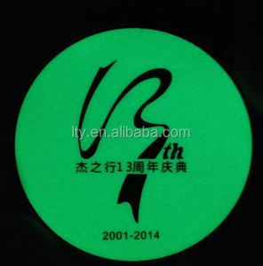 Luce notturna nel buio lettera adesivo in vinile 100 pz stampa UV autoadesivo impermeabile - Product Image 3