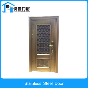 <span class=keywords><strong>Precio</strong></span> bajo entrada casa diseño barato puerta <span class=keywords><strong>de</strong></span> seguridad <span class=keywords><strong>de</strong></span> acero inoxidable - Product Image 6