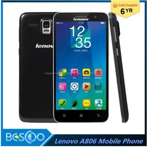 Nueva lenovo a806 4g lte fdd mtk6592 octa core teléfono celular Android 4.4 5 inch 13mp 2+16gb teléfono móvil alibaba China