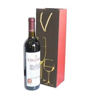 Qualité sacs à vin de vin cadeau sacs avec notre propre conception forte d'emballage