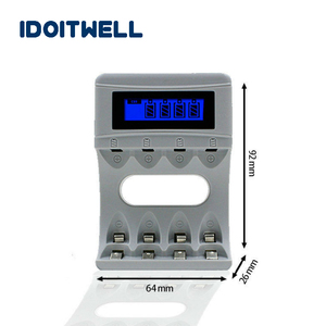 Ni-mh <span class=keywords><strong>NICD</strong></span> AAA AA Pin Sạc 1.2 v 2A <span class=keywords><strong>Nimh</strong></span> Có Thể Sạc Lại Pin Sạc nhanh 4 Khe Cắm aa aaa pin sạc với MÀN HÌNH LCD Hiển Thị - Product Image 5