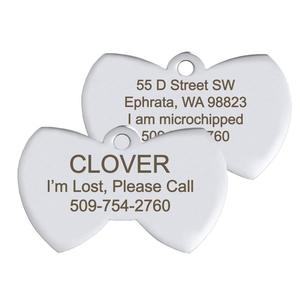 Bán Buôn Tùy Chỉnh Thép Không Gỉ Pet Id Tags Tùy Chỉnh Kim Loại Thiết Kế Logo Dog Tags - Product Image 4