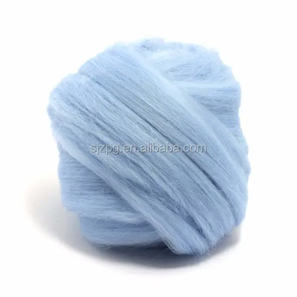 18 microns merino wool tops for Spinning