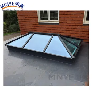 Mái Cửa Sổ Shade Hung Mở Nhôm Mái Skylight Với Màn Hình Con Lăn