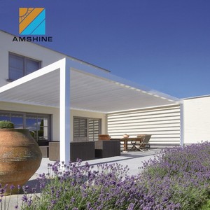 En plein air en aluminium <span class=keywords><strong>motorisé</strong></span> parasols volet pergola couvre - Product Image 2