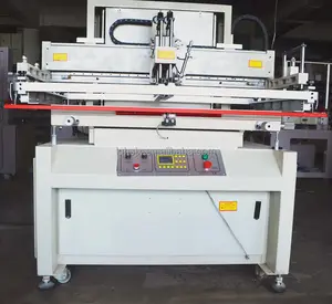 Máquina de impresión de pantalla plana semiautomática, grande, de alta precisión, fabricante