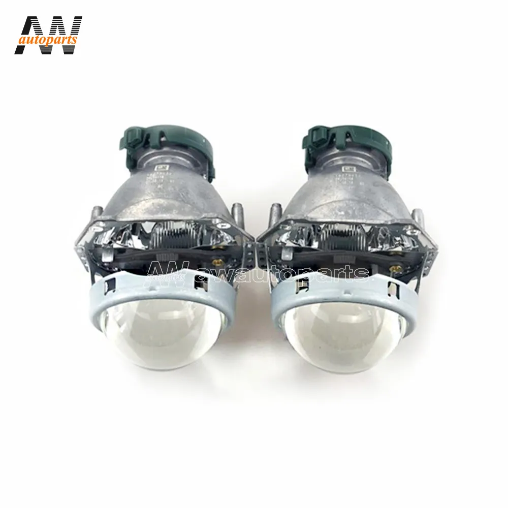 AW Factory price H1 H7 2.5inch Bi-xenon Projector Lens LED Hid Projector Lens, Bi-xenon Double Angel Eyes H1 35 Watt Auto hid