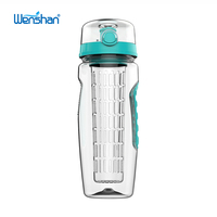 Infuseur de fruits en Tritan sans Bpa en plastique de qualité alimentaire bouteille d'eau pour boisson de sport