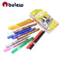 28 kleuren Op Waterbasis Extra Fine Point Premium Acryl Verf Marker Pen Voor DIY Craft