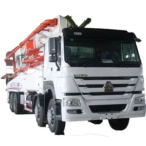 איכות טובה מחיר כבד חובת HOWO מארז 52m 8x4 מלט בטון בום משאבת משאית למכירה