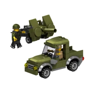 Plastic Military Army Bricks Toy Children's Building Blocks