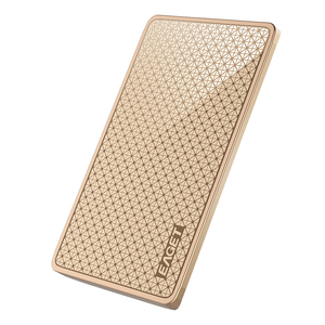 <span class=keywords><strong>SSD</strong></span> Portatile EAGET 128GB Tipo C USB 3.1 500MB/S Lettura Unità a Stato Solido Mobile in Metallo Dorato e Plastica per Laptop - Product Image 4