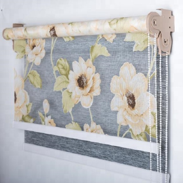 Двойные рулонные шторы с светопропусканием и затенением, дневные и ночные жалюзи для окон