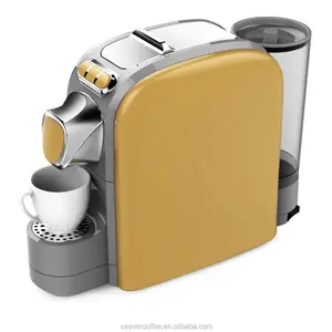 Ofis Espresso makinesi kahve elektrikli OEM ayarlanabilir damlama tepsisi küçük ve büyük fincan ücretsiz yedek parçalar 19 Bar pompası 1100 230