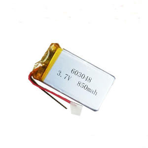 3,7 V 850 mAh lipo batería de polímero de litio recargable celular 603048 - Product Image 2