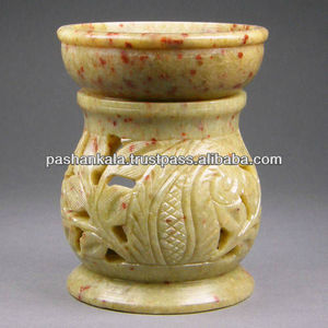 Soapstone Aroma Fragrance <b>Oil</b> <b>Diffuser</b> , Aroma <b>Oil</b> Burners - Product Image 1