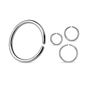 Titanyum esnek yumuşak dikişsiz burun halkası - Product Image 1