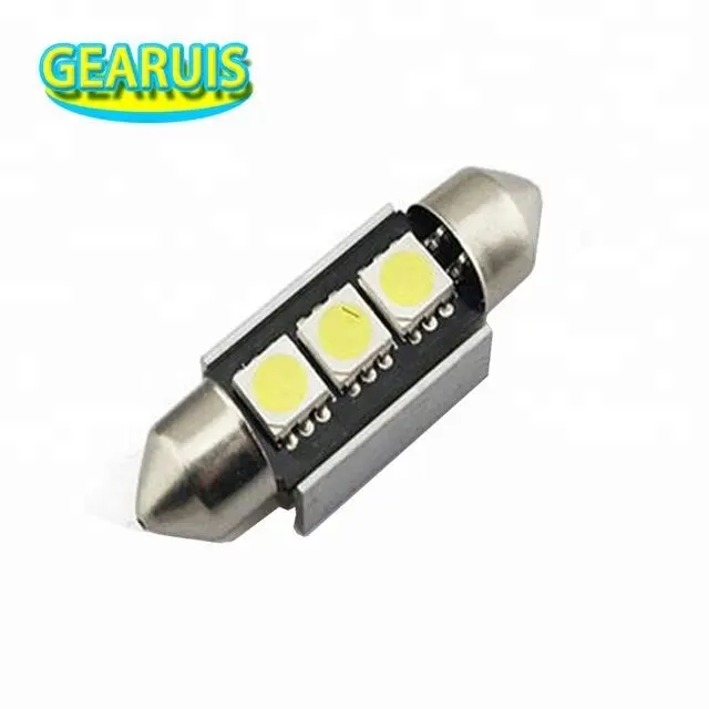 auto festone c5w errore canbus libero 3 led smd 5050 31mm 36mm 39m 3 smd luci interne auto lampada lampadina a cupola luce bianco dc 12v