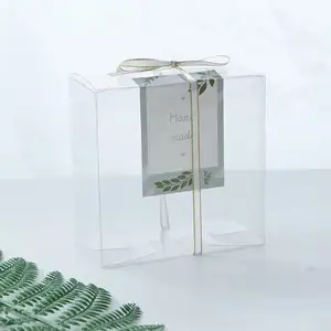 PVC/PET clear plastic display box with hang hole