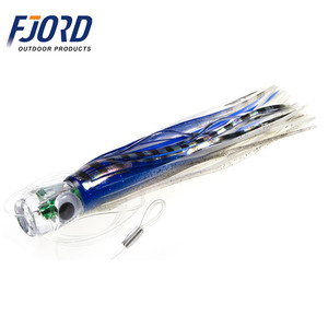 FJORD OEM en Stock 6 pièces/lot 170mm 46g têtes acryliques de calmar Marlin avec jupe de calmar leurres de pêche à la traîne - Product Image 5