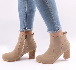 Up-0015r Zapatos de Mujer al por Mayor, Botines de Tacón Alto y <span class=keywords><strong>Grueso</strong></span> <span class=keywords><strong>para</strong></span> Mujer - Product Image 3