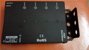 Amplificatore di segnale DMX a 4 canali Splitter per luci da palco a 4 vie <span class=keywords><strong>distributore</strong></span> Dimmer per illuminazione scenica - Product Image 6