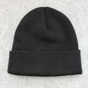 उच्च गुणवत्ता वाले पुरुषों काले रनिंग beanie का छज्जा के लिए बुना हुआ सलाम आदमी