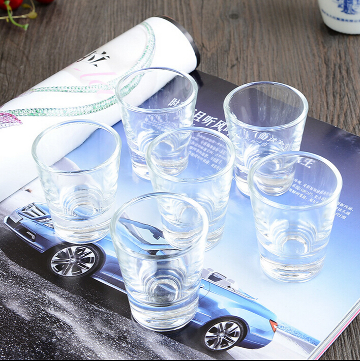 30ml mini wine glass shot glass food grade clear OEM shot glass cups