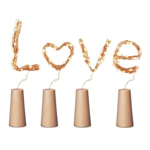 2m 20 LED Starry <span class=keywords><strong>Firefly</strong></span> dây chai rượu vang nút chai chuỗi đèn bình trang trí nút chai đèn - Product Image 2