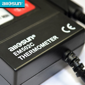 Allosun EM502C ترمومتر إلكتروني مع طويلة المقاوم للصدأ التحقيق استخدام لمياه الطبخ فحص درجة الحرارة ، سجل القراءة - Product Image 4