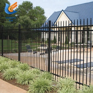 Clôture en acier galvanisé revêtu de PVC antirouille, design de <span class=keywords><strong>grille</strong></span> de clôture de limite de terrain - Product Image 6