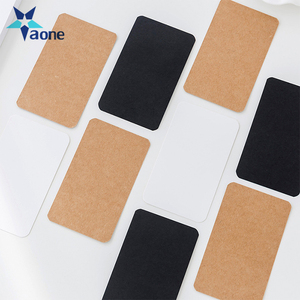 100 pezzi una scatola Vintage biglietto vuoto biglietto d'auguri fai da te Graffiti biglietti da visita <span class=keywords><strong>regalo</strong></span> della festa nuziale cartoline di carta Kraft spessa - Product Image 6