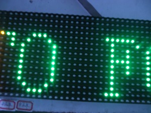 Módulos Led 320*160mm P10 llevó el módulo <span class=keywords><strong>tupe</strong></span> rojo - Product Image 1