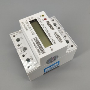 30(100) un 230V 50HZ Max 100A monofase Din Rail KWH Watt ora Din-rail Energy Meter LCD - Product Image 4