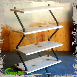 <b>Wood</b> <b>Shoe</b> Display <b>Rack</b> Stand Holder in Store or Home - Product Image 2
